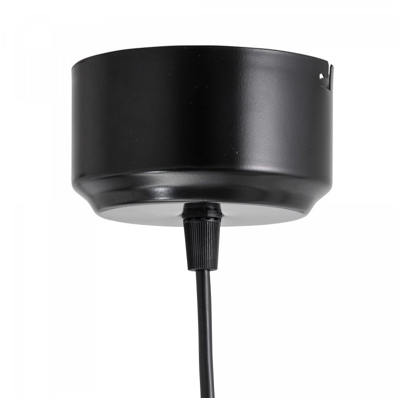 Bloomingville RODI Lampa Wisząca 42 cm Bambusowa / Czarna