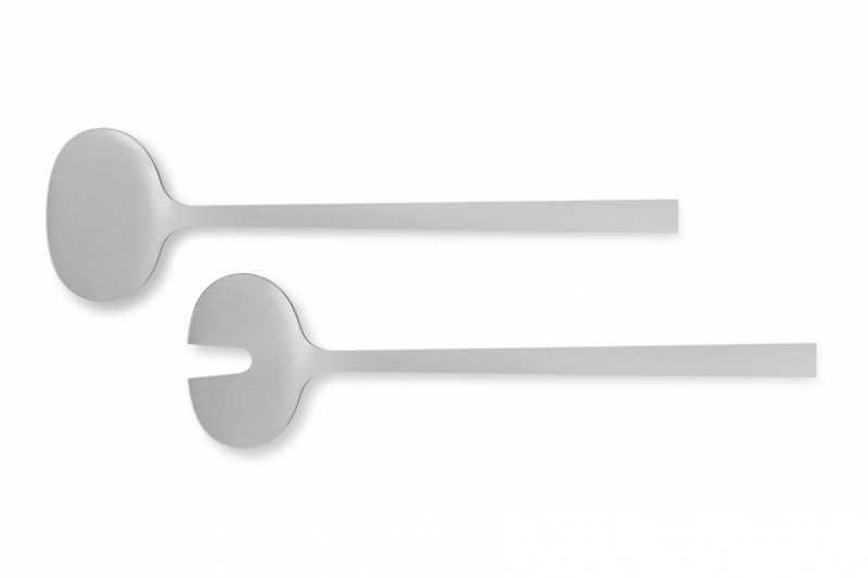 Matowe łyżki ze stali nierdzewnej