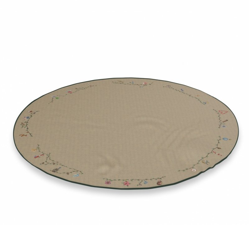 Kähler HAMMERSHØI CHRISTMAS Dywanik Świąteczny - Mata pod Choinkę 130 cm / Brązowa