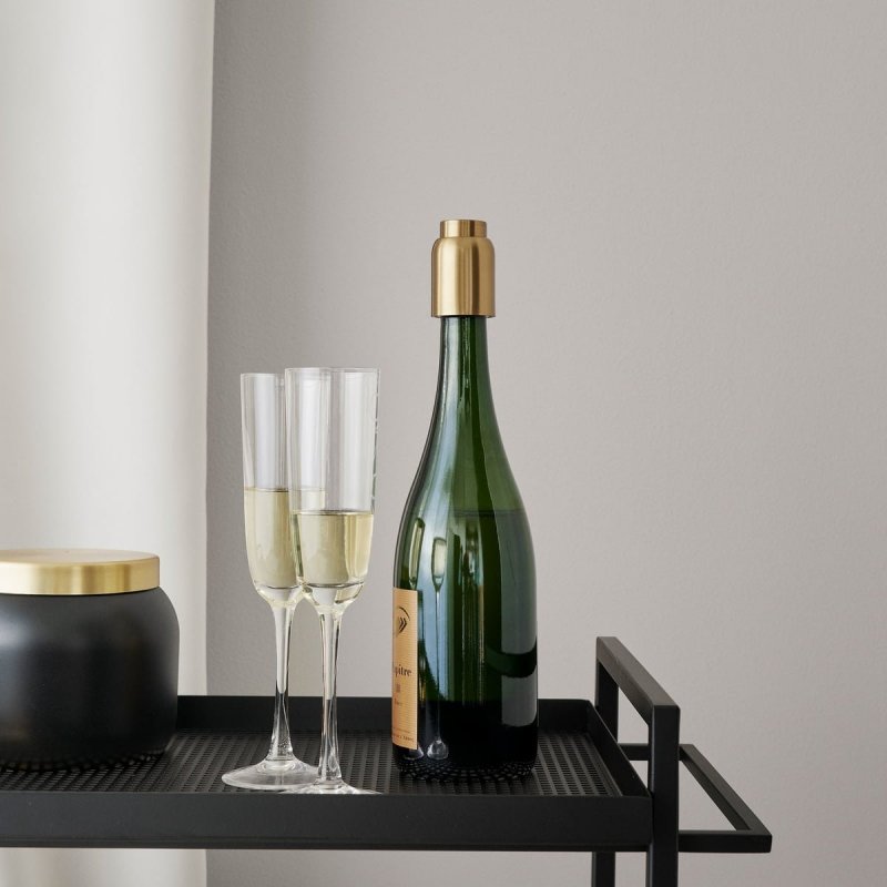 Stelton COLLAR Korek do Butelki Szampana / Złoty