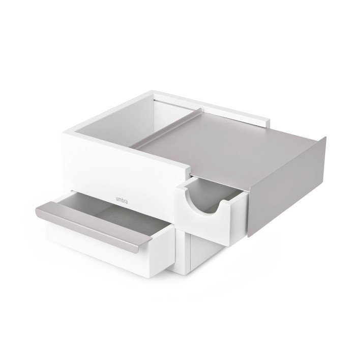 Umbra STOWIT Mini Szkatułka na Biżuterię - Biało/Szara