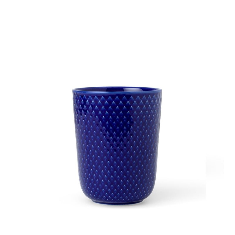 Lyngby Porcelain RHOMBE COLOR Kubek bez Ucha 330 ml Granatowy