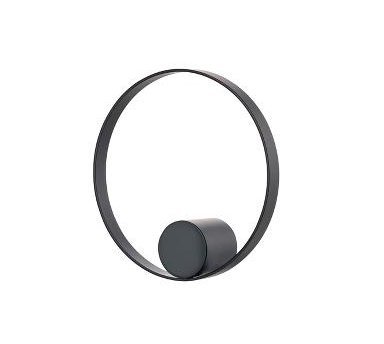 ZONE Denmark HOOKED ON RINGS Wieszak Ścienny 10 cm Czarny