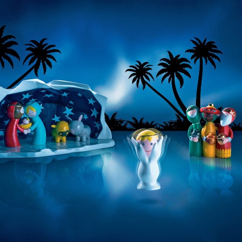 Alessi CHRISTMAS Porcelanowa Figurka Angelo Miracolo