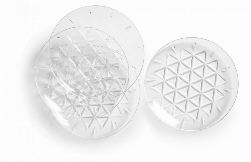Sagaform OUTDOOR Talerz Piknikowy 20 cm 4 Szt. Akrylowy
