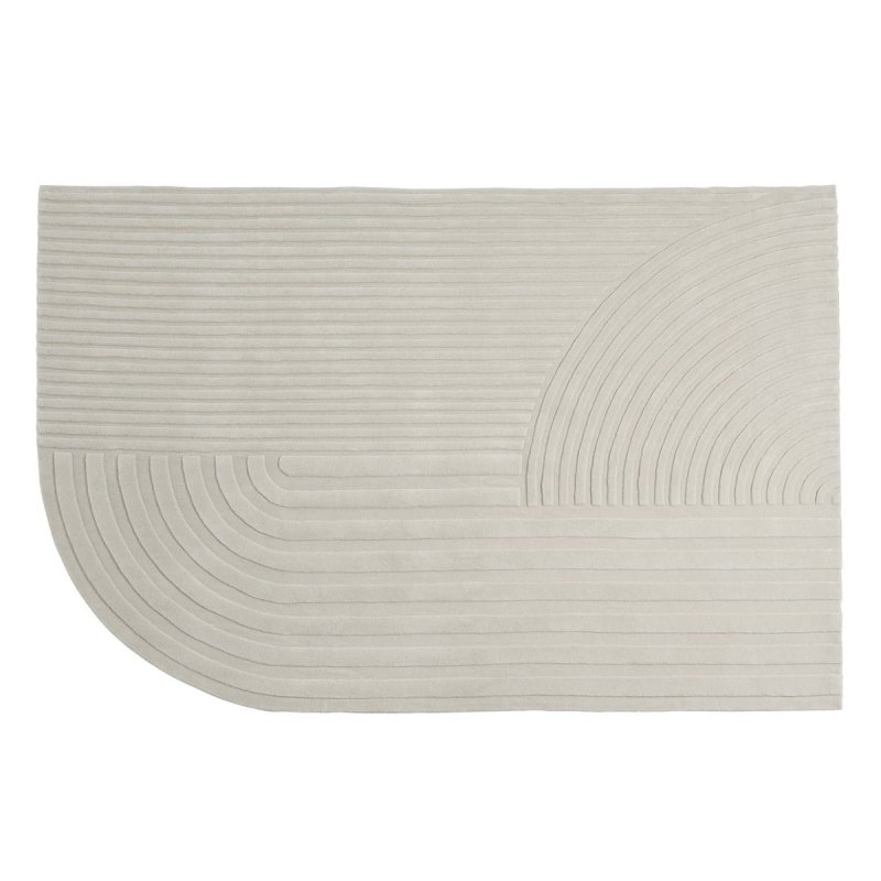 Muuto RELEVO Dywan Wełniany 200x300 cm Biały Off-White