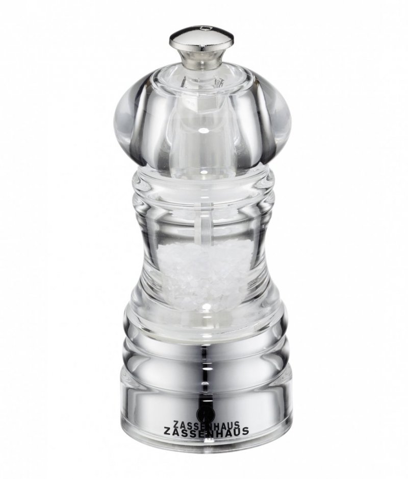 Zassenhaus BERLIN Młynek do Soli i Pieprzu - Zestaw 2 Młynków 12 cm Akryl