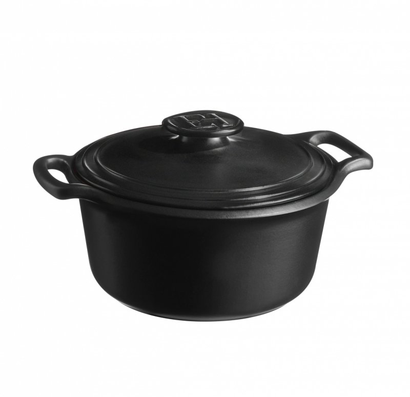 Emile Henry SUBLIME+ Garnek Ceramiczny 7 l / Czarny