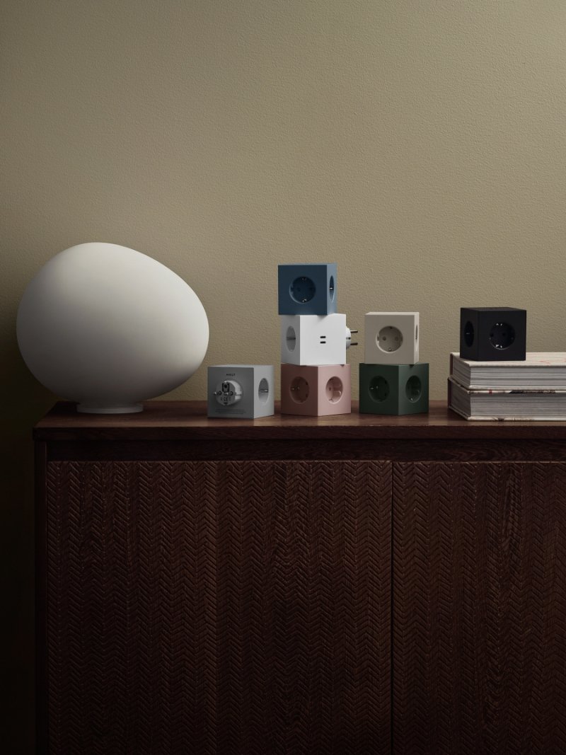 Avolt SQUARE 2 Rozgałęziacz - Listwa Zasilająca / Niebieski