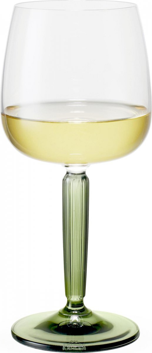 Kähler HAMMERSHØJ Kieliszki do Białego Wina 350 ml 2 Szt. / Zielone