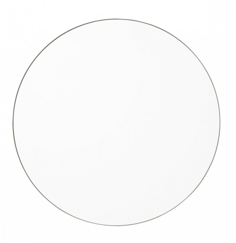 AYTM - CIRCUM Lustro Ścienne Okrągłe 90 cm Taupe - Tafla Klasyczna
