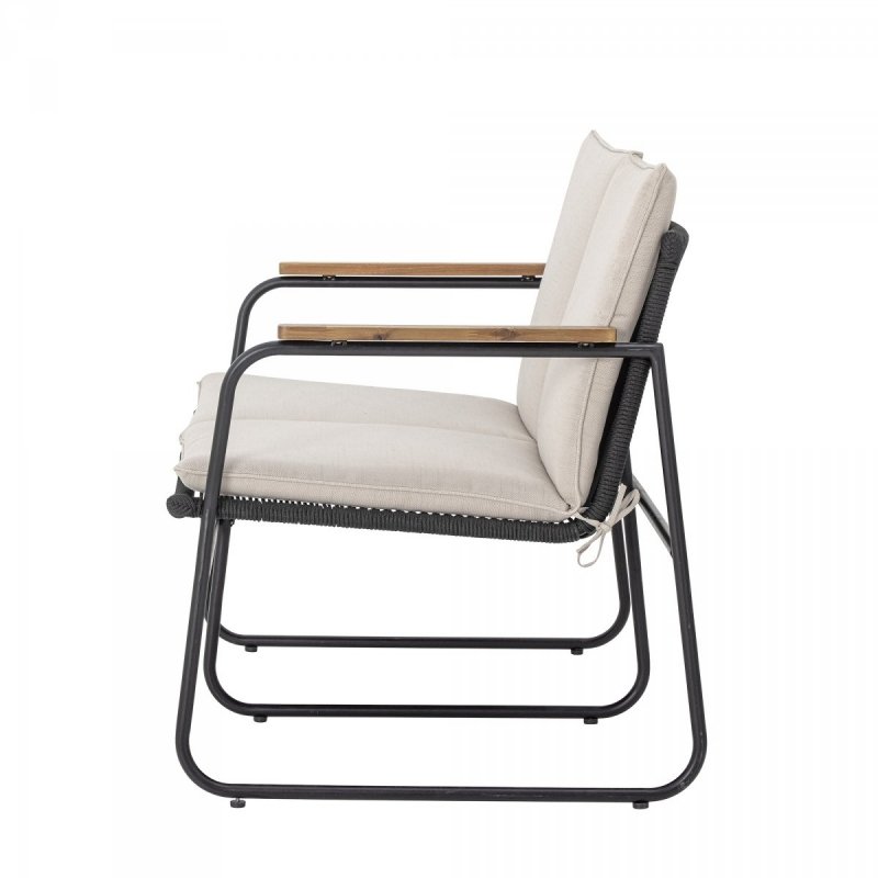 Bloomingville HAMPTON Sofa Ogrodowa / Czarna