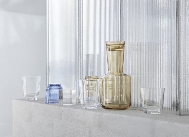 Muuto RAISE Szklanki do Wody 300 ml 2 Szt. Bezbarwny