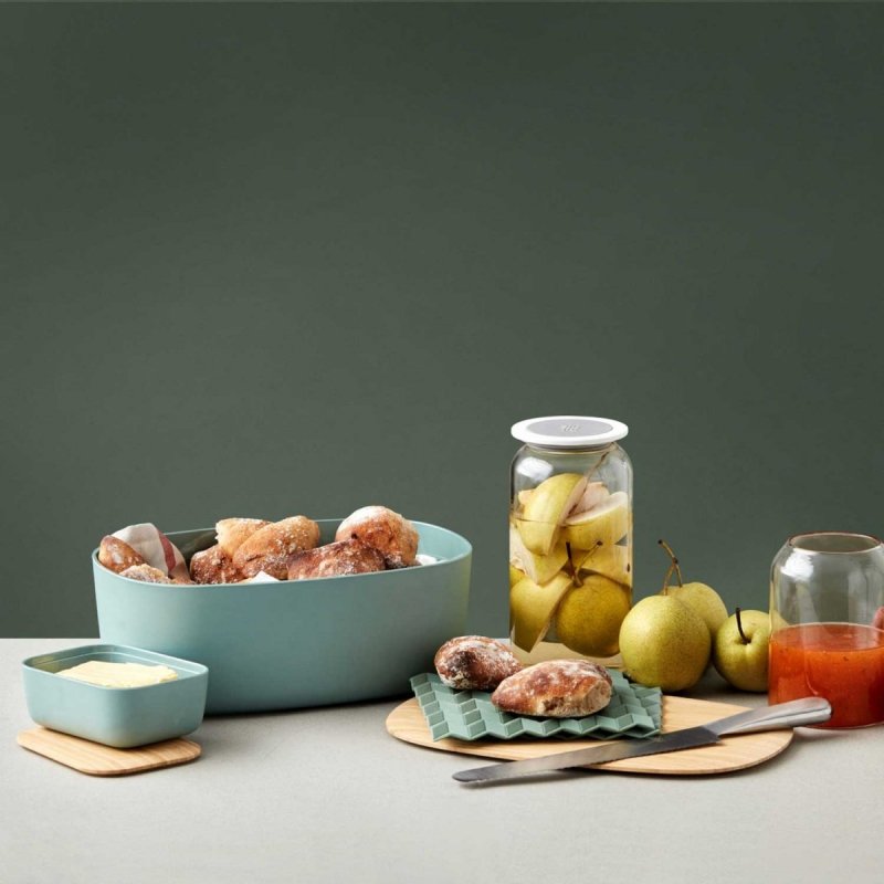RIG-TIG by Stelton BOX-IT Maselniczka z Pokrywką - Zielona Dusty Green