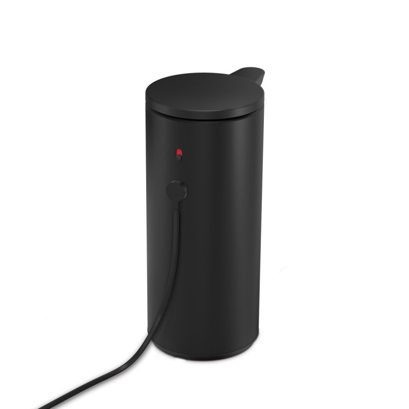 Simplehuman SENSOR Stalowy Automatyczny Dozownik do Mydła, Płynu, Żelu Antybakteryjnego - Akumulatorowy 266 ml / Czarny Matowy