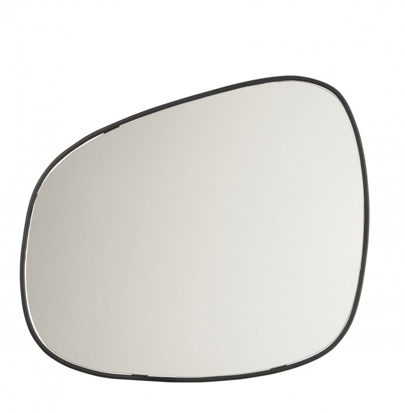 Villa Collection MIRROR Okrągłe Lustro Ścienne 34 x 40 cm Czarne