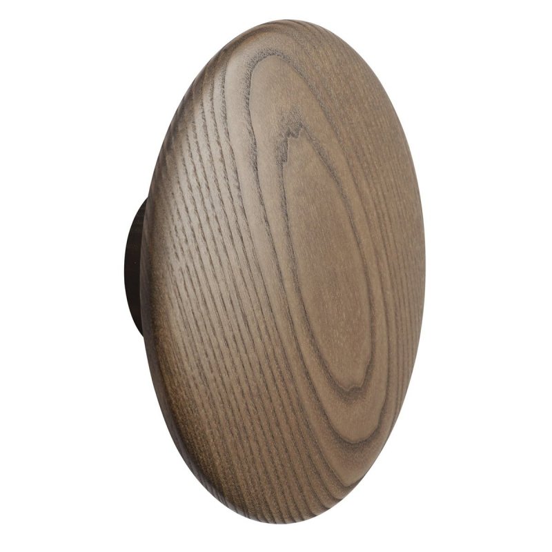 Muuto DOTS Wieszak Drewniany L 17 cm Ciemnobrązowy