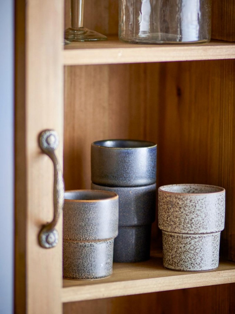 Bloomingville EWAN Kubek 150 ml - Zestaw 4 Kubków / Brązowy