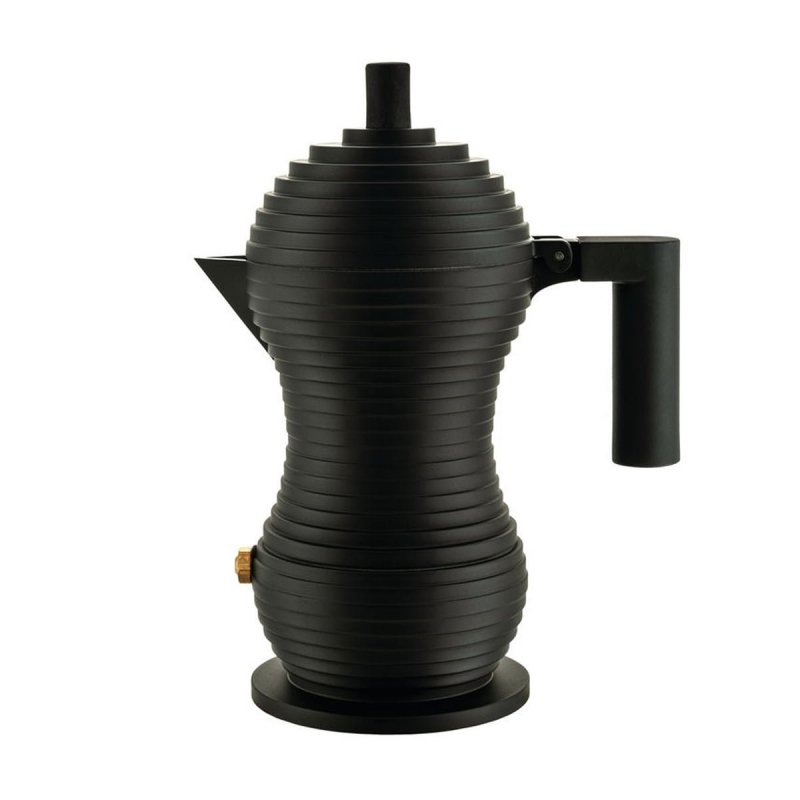 Alessi PULCINA Kawiarka - Zaparzacz do Espresso 300 ml - Czarna