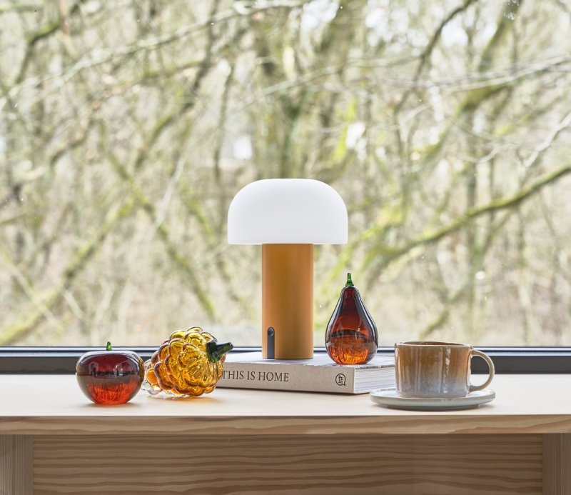 Villa Denmark STYLES Bezprzewodowa Lampka LED / Pomarańczowa