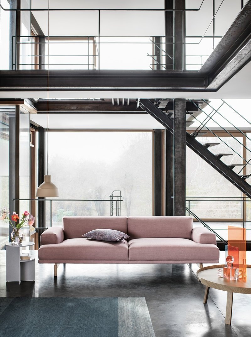 Muuto VARJO Dywan Wełniany 200x300 cm Niebieski
