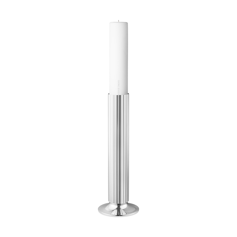 Georg Jensen BERNADOTTE Świecznik Podłogowy 40 cm Srebrny