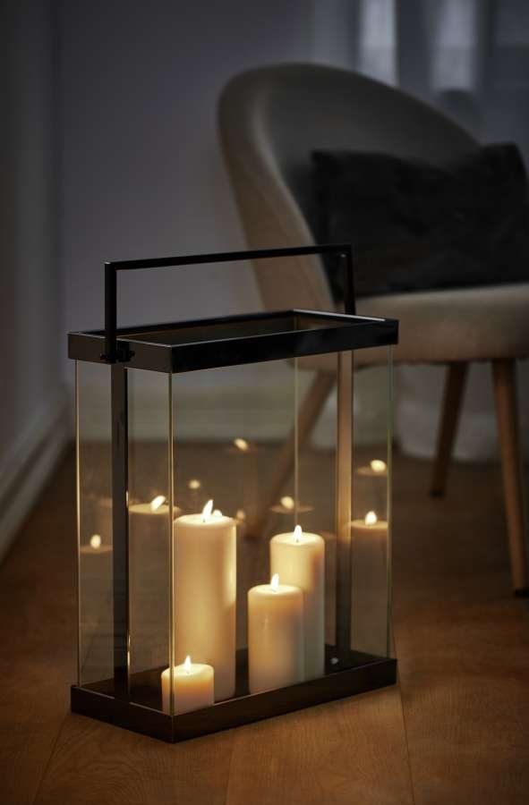 Philippi LUXOR Lampion - Latarnia 42 cm / Czarny