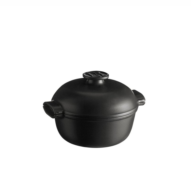 Emile Henry DELIGHT Garnek Ceramiczny 2 l Indukcja Czarny