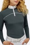 Koszula konkursowa RG by Cavalleria Toscana Jercey Competition Zip Polo 