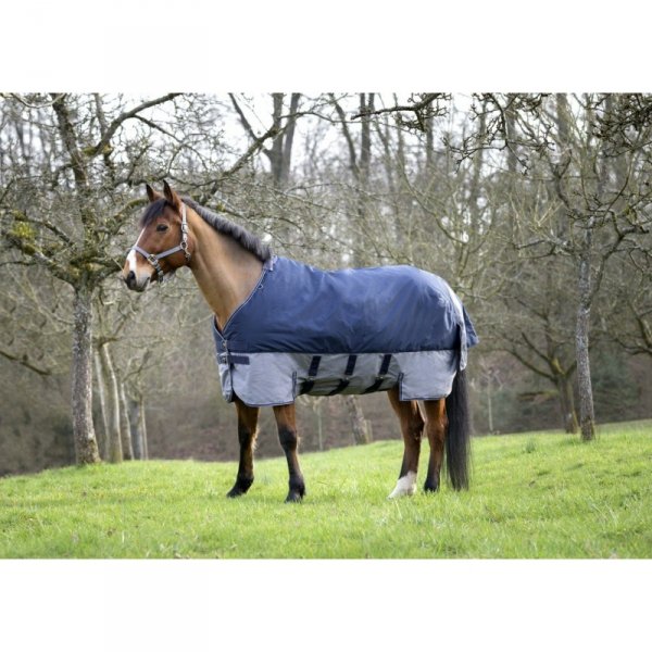 Derka padokowa Equitheme &quot;TYREX 600 D&quot; 300 g navy/grey