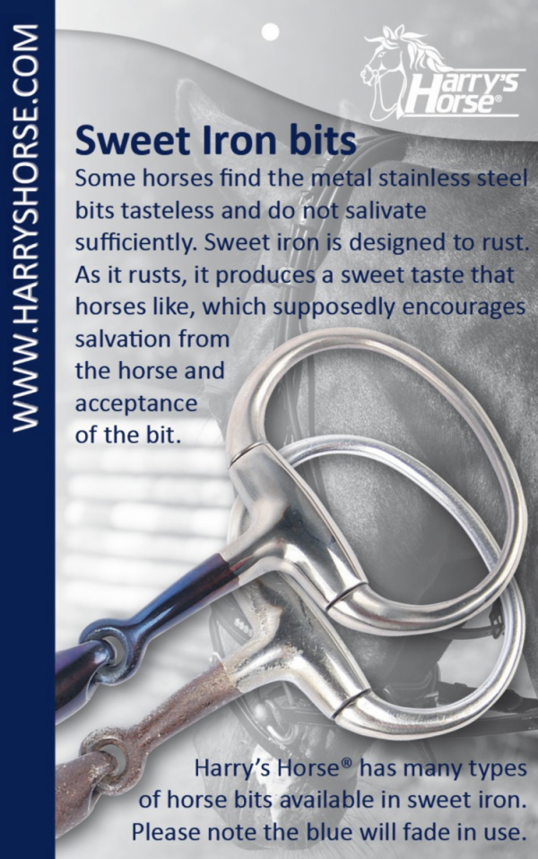Wędzidło podwójnie łamane Harry's Horse Sweet Iron 14mm