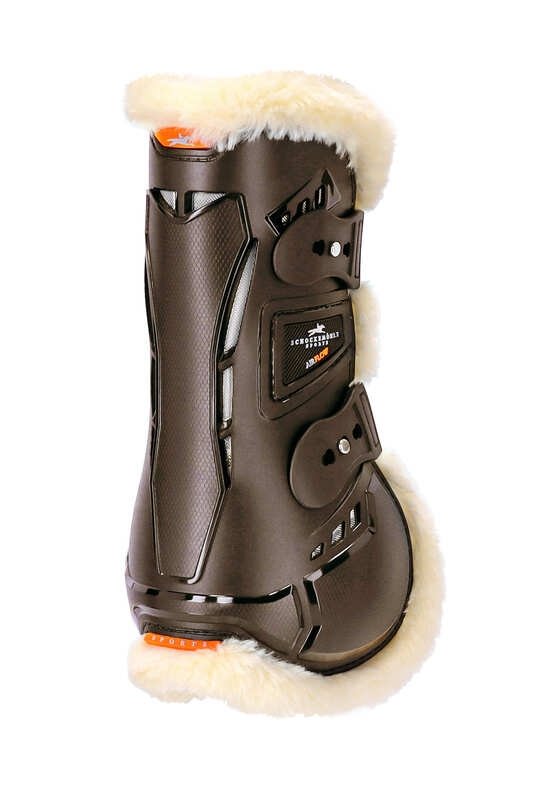 Schockemöhle Sports Ochraniacze skokowe Air Flow Champion Fur, Brown
