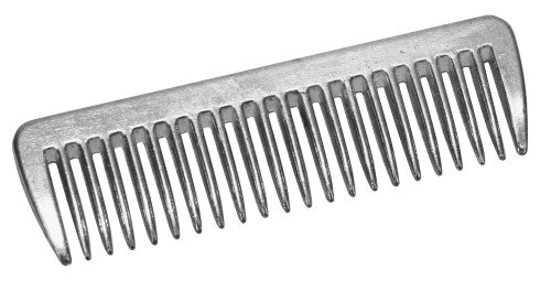Grzebień do grzywy konia, aluminium, 9 cm, blister, Covalliero