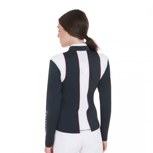 Equestro bluza techniczna, navy/fucsia, roz. L