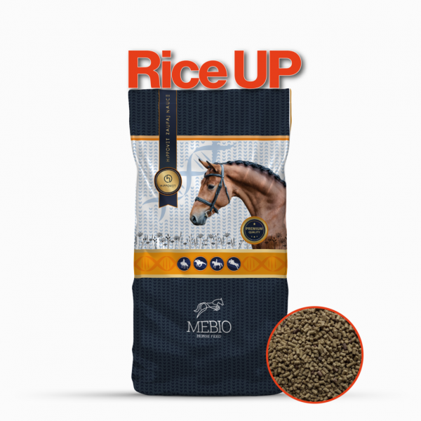 MEBIO Rice Up – otręby ryżowe dla koni sportowych 15 kg