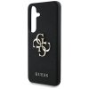 Guess Grained Big 4G Logo Small Classic Logo - Etui do Samsung Galaxy S25+ (czarny)