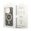 Guess 4G MagSafe - Etui iPhone 15 Pro (czarny)