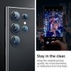 Spigen Optik Pro GLAS.TR EZ Fit Camera Protector 2-Pack - Szkło ochronne na obiektyw do Samsung Galaxy S24 Ultra (2 szt) (Czarny