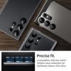 Spigen Optik Pro GLAS.TR EZ Fit Camera Protector 2-Pack - Szkło ochronne na obiektyw do Samsung Galaxy S24 Ultra (2 szt) (Czarny