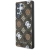 Guess 4G Printed Colored Peony Pattern MagSafe - Etui do Samsung Galaxy S25 Ultra (brązowy)