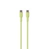 PURO ICON Soft Cable – Kabel USB-C do USB-C 1.5 m (Matcha Green)