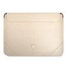 Guess Saffiano Triangle Logo Sleeve - Etui na notebooka 16 (beżowy)
