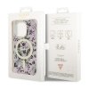 Guess Flower MagSafe - Etui iPhone 14 Pro Max (Różowy)