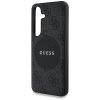Guess 4G Round Patch Classic Logo MagSafe - Etui do Samsung Galaxy S25+ (czarny)