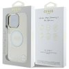Guess IML Metal Colored Circle Classic Logo MagSafe - Etui do iPhone 16 Pro (biały)