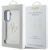 Guess Grained Big 4G Logo Small Classic Logo - Etui do Samsung Galaxy A56 5G (beżowy)