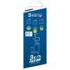 Energizer Ultimate - Ładowarka sieciowa podróżna Multiplug EU / UK / US GaN USB-C 20W PD (Walnut burl)