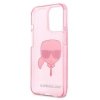Karl Lagerfeld Karl’s Head Glitter - Etui iPhone 13 Pro Max (różowy)