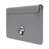 Karl Lagerfeld NFT Saffiano Karl & Choupette Sleeve - Etui na notebook 14 (Srebrny)