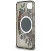 Guess IML Flowers MagSafe - Etui do iPhone 16e (czarny)